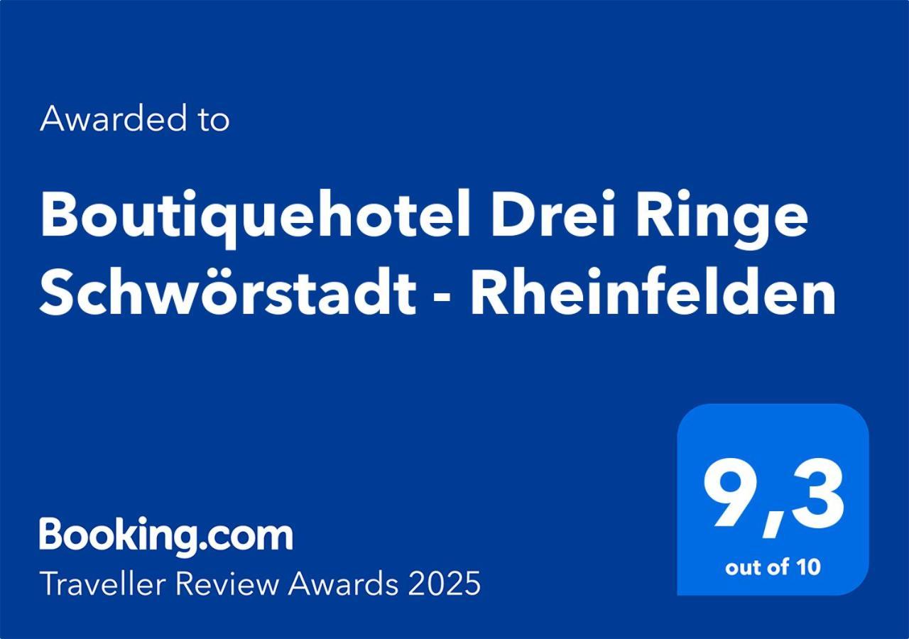 Boutiquehotel Drei Ringe Schwoerstadt - Rheinfelden Exteriör bild